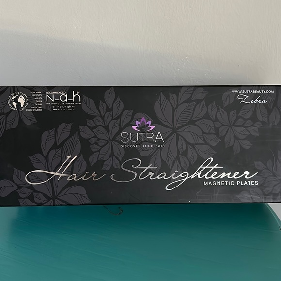 NIB Sutra Professional Magnetic Plates Hair Straightener in Limited Zebra Print - Picture 5 of 12